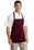 Port Authority Medium Length Apron with Pouch Pockets | Maroon