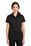 Port Authority Ladies Short Sleeve SuperPro Twill Shirt | Black