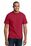 Port & Company - 50/50 Cotton/Poly T-Shirt with Pocket | Red