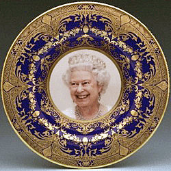 Diamond Jubilee Plate