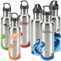 25 oz. Stainless Wave Water Bottle