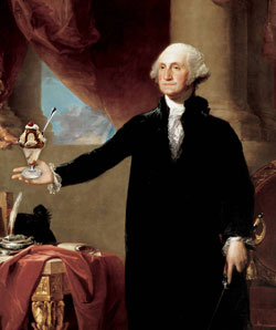 George Washington, ice cream lover