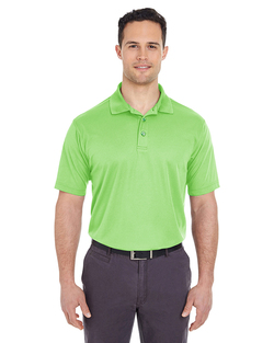 UltraClub Men's Cool & Dry Mesh Pique Polo