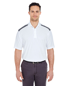 Adult Cool & Dry Twqi-Tone Mesh Piqué Polo