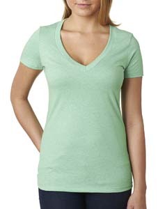 Ladies' CVC Deep V