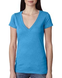 Ladies' Triblend Deep V