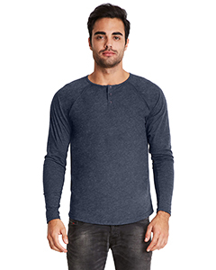 Men's Triblend Long-Sleeve Henley