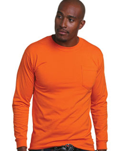 Adult Long-Sleeve Tee with Pocket