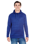 Adult Striped Poly Fleece Pullover Hood