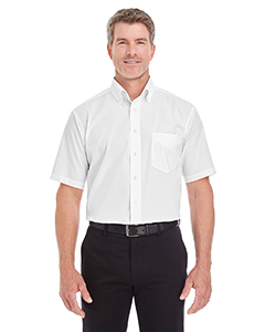 Men's Crown Collection™ Solid Broadcloth Short-Sleeve Shirt