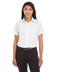 Ladies' Crown Collection™ Solid Broadcloth Short-Sleeve Shirt