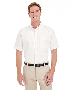 Men's Foundation 100% Cotton Short-Sleeve Twill Shirt Teflon™