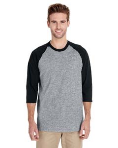 Adult Heavy Cotton™ 5.3 oz., 3/4 Raglan Sleeve T-Shirt