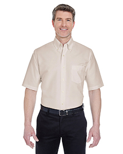 Men?s Classic Wrinkle-Resistant Short-Sleeve Oxford