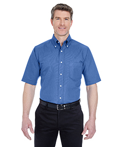 Men?s Tall Classic Wrinkle-Resistant Short-Sleeve Oxford