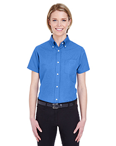 Ladies' Classic Wrinkle-Resistant Short-Sleeve Oxford