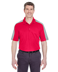 Adult Cool & Dry Stain-Release Two-Tone Performance Polo