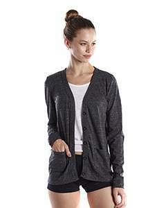 Ladies' 4.9 oz. Long-Sleeve Cardigan