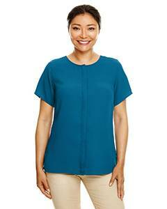 Perfect Fit™ Short Sleeve Crepe Blouse