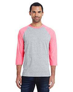 Men's 4.5 oz., 60/40 Ringspun Cotton/Polyester X-Temp® Baseball T-Shirt