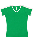 Ladies' Soccer Ringer Fine Jersey T-Shirt