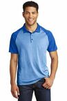 Sport-Tek  PosiCharge  RacerMesh  Raglan Heather Block Polo