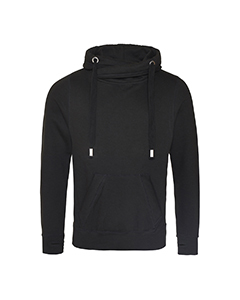 Men's 80/20 Heavyweight Cross Over Neck Hooded Sweatshirt