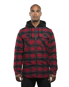 Men's Hooded Flannel Jacket