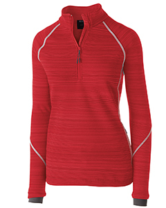 Ladies' Dry-Excel Bonded Polyester Deviate Pullover