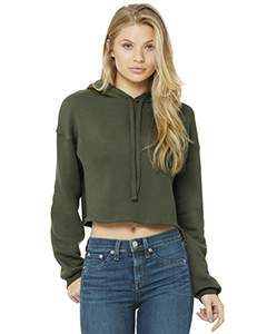 Ladies' Cropped Fleece Hoodie