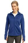 Sport-Tek Ladies Tech Fleece Full-Zip Hooded Jacket