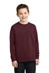 Port & Company Youth Long Sleeve 5.4-oz 100% Cotton T-Shirt