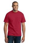 Port & Company Tall 50/50 Cotton/Poly T-Shirt with Pocket