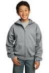 Port & Company - Youth Full-Zip Hooded Sweatshirt