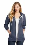 District  Women's Perfect Tri  French Terry Full-Zip Hoodie