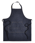 Unisex Jeans Stitch Denim Bib Apron