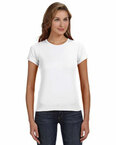 Ladies' 1x1 Baby Rib Scoop T-Shirt