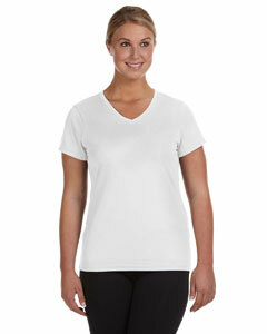 Ladies' Moisture-Wicking V-Neck T-Shirt