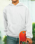 Youth Fleece Hooded Pullover Sweatshirt With Pouch Pocket