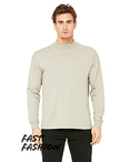 Fast Fashion Unisex Mock Neck Long Sleeve T-Shirt