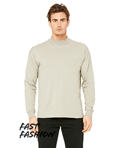 Fast Fashion Unisex Mock Neck Long Sleeve T-Shirt
