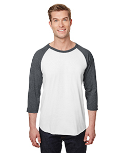 Adult 5.2 oz., Premium Blend Ring-Spun Raglan Baseball T-Shirt