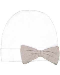 Infant Baby Rib Bow Cap