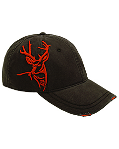 Brushed Cotton Twill Buck 3D Cap