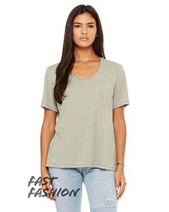 Fast Fashion Ladies' Flowy Pocket T-Shirt