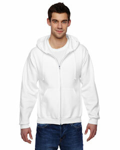 9.5 oz., 50/50 Super Sweats® NuBlend® Fleece Full-Zip Hood