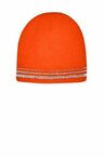 CornerStone   Lined Enhanced Visibility with Reflective Stripes Beanie