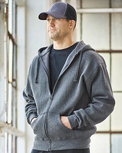 Premium Full-Zip Fleece Hood