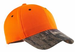 Port Authority Safety Cap with Camo Brim