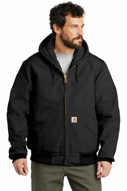 Carhartt  Tall Quilted-Flannel-Lined Duck Active Jac